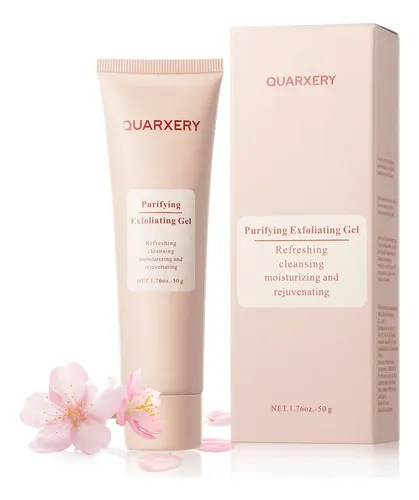 Gel Exfoliante Facial Quarxery Purificante 50 G Todo Tipo De Piel Día/noche