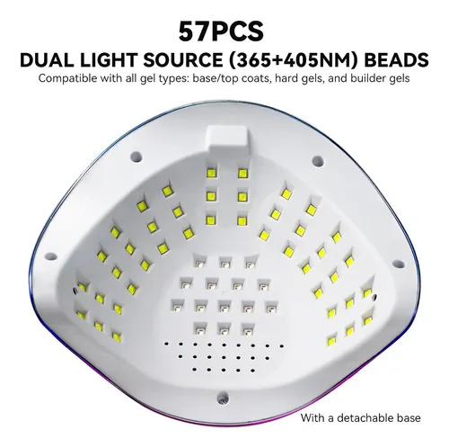 Lámpara Uv Led 268w Para Uñas Con Sensor Y 4 Temporizadore