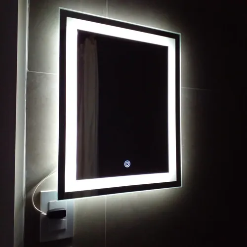 Espejo Led Rectangular 100×90 Touch Dimmer