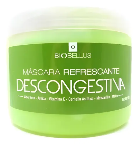 Mascara Refrescante Y Descongestiva Aloe Vera 250g Biobellus