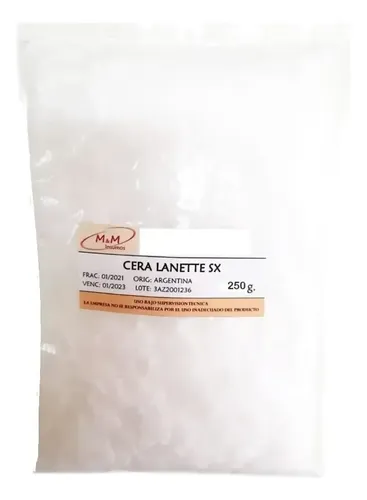 Cera Lanette Emulsionante Para Hacer Cremas Y Lociones