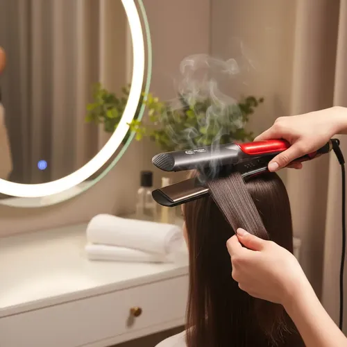 Plancha De Pelo Profesional Con Regulación De Temperatura
