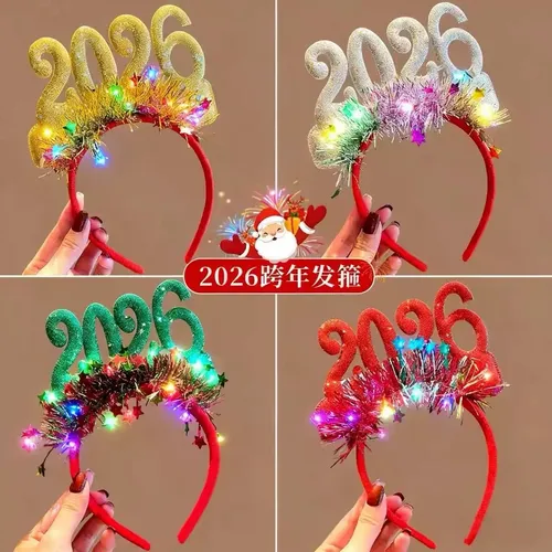 2026 Accesorios De Cabello Iluminados 4 Piezas