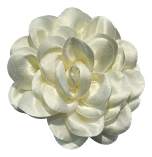 Broche De Flores De Camelia Para Mujer, Pinza De Pelo Grande