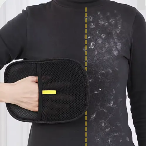 Saca Pelos Y Pelusas Para Ropa Limpieza Facil Guante Cepillo