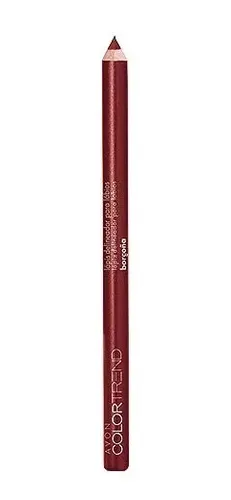 Lapiz Delineador Para Labios Avon Color Trend Tono Borgoña