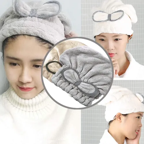 Gorro De Microfibra Para Secar Cabello, Ultra Absorbente Y