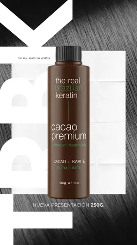 Alisado Cacao Premium X250 Gr. – The Real Brazilian Keratin