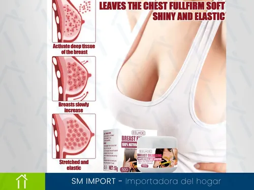 Crema Aumenta Busto Reafirmante Senos Tonifica Volumen Real Fragancia Neutra
