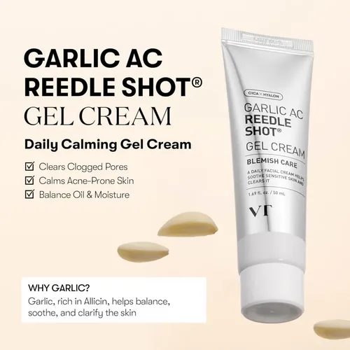 Vt Cosmetics Crema Gel Garlic Ac Reedle Shot 50 Ml Sensible