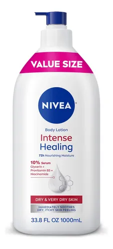 Loción Corporal Nivea Intense Healing, 1 Litro, Para Piel Mu
