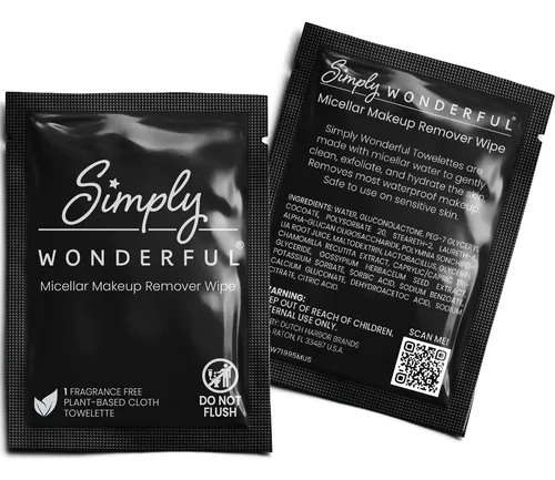 Toallitas Desmaquillantes Biodegradables Simplemente