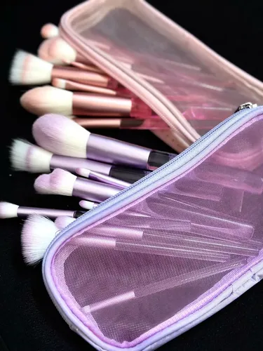 Brochas De Maquillaje Colores Pateles X2 Set