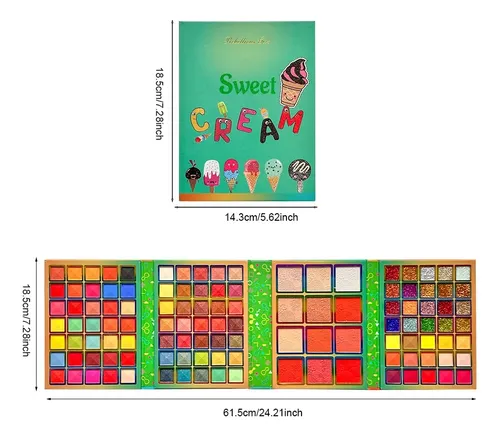 Juego De Maquillaje De 117 Colores/sombra De Ojos, Rubor,