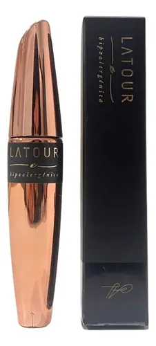 Mascara De Pestañas Andre Latour Lavable Con Colageno 12gr Color Negro