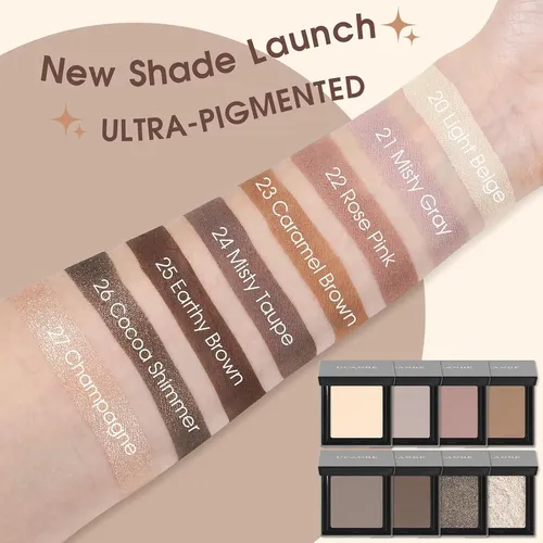Paleta De Sombras Ucanbe Light Beige 22 Tonos Neutros