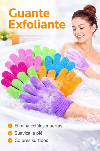 Guante Exfoliante Corporal Manopla Baño Ducha Spa