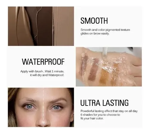 Gel Para Cejas Densificador Resistente Al Agua