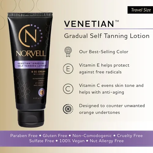 Loción Autobronceadora Norvell Venetian 74ml Hidratante