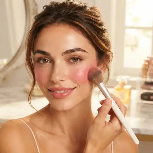 Maquillaje Rubor Blush Tono 04 Polvo Rostro Maquillaje Rostro 4 Tonos Veoquiero