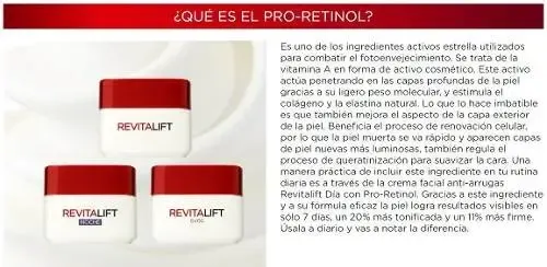 Crema Antiarrugas Loreal Revitalift Cuidado Dia Intensiva