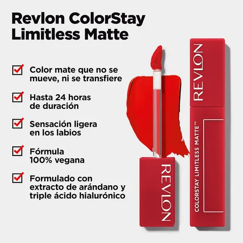 Revlon Mexico Cs Limitless Matte Lipstick Poster Child