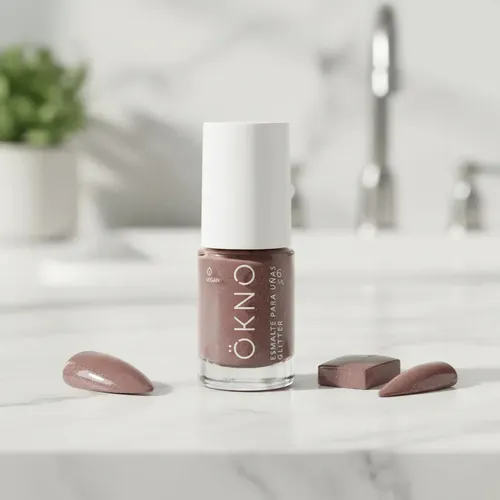 Ökno Esmalte Cremoso Gel Vegano Cruelty Free Hipolérgenico 057 Mood Color Chocolate