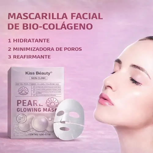 Mascarilla Facial X3 Absorbible Bicolágeno Skin Care Coreano Todo Tipo De Piel