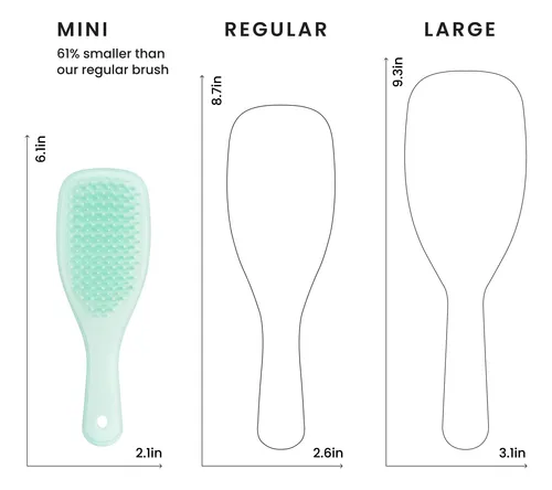 Cepillo Para Cabello Tangle Teezer Mini Mint Desenredante