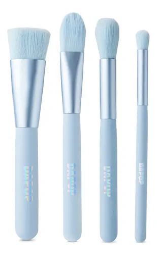 Set Dapop Pandora 4 Brochas De Maquillaje Para Rostro Y Ojos