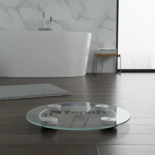 Balanza Digital Personal Zenith Clear Scale 180kg Vidrio
