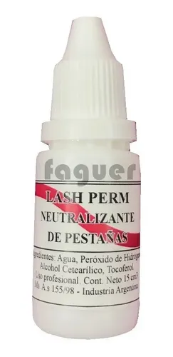 Neutralizante De Pestañas Kit Permanente Lash Perm 15ml
