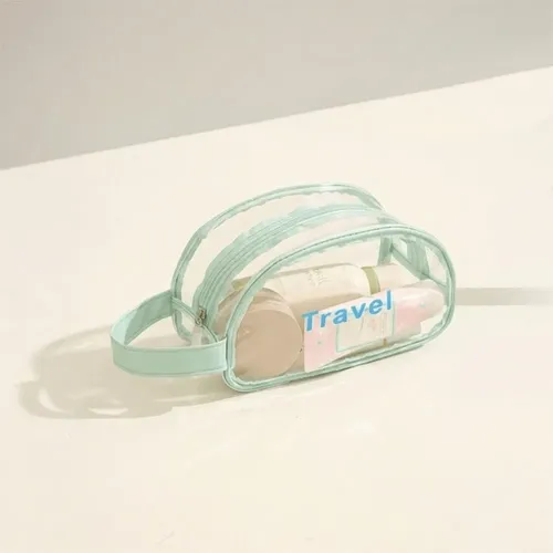 Neceser Transparente De Maquillaje Y Fitness Ligero