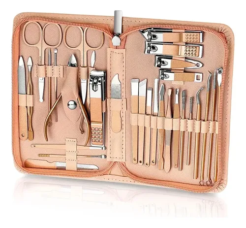 Set Kit Manicure Y Pedicure Profesional 30 Piezas