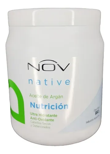 Baño De Crema Mascara Nutricion Capilar Nov Argan X 980 Grs