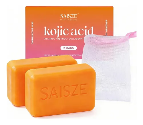 Jabón Saisze Ácido Kójico Cúrcuma 227g Aclarante Corporal