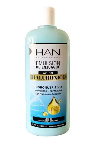 2 Kit Han Ácido Hialurónico Shampoo + Acondicionador 500 -3c