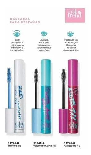 Avon Color Trend Rimel Mascara Incolora Para Pestañas Cejas