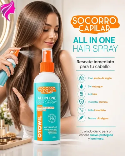 Otowil Socorro Capilar All In One Hair Spray 180ml