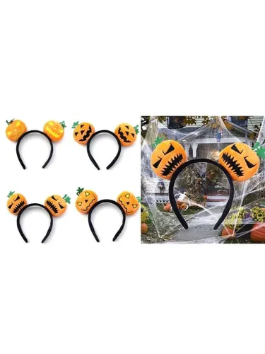 Pendientes Para El Pelo Con Forma De Calabaza Para Halloween