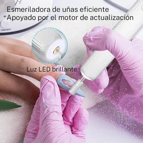Para Uñas Profesional, Lima De Uñas Eléctrica, Kit Taladro