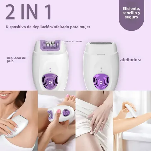 Depiladora Eléctrica 2 En 1 Mujer