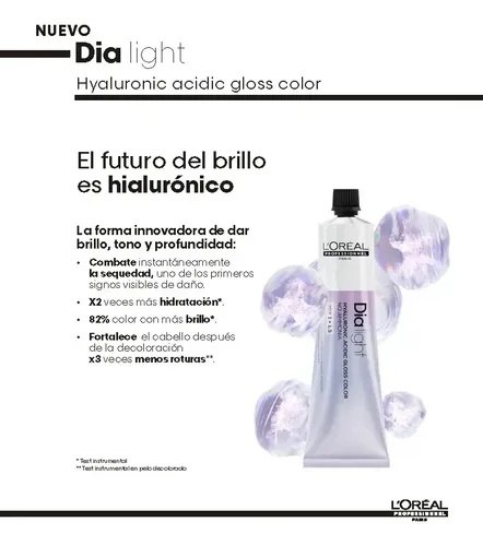 Tintura Loreal Dia Light Coloracion Sin Amoniaco Pomo 60ml 10.02 – Rubio Platino Ligero Irisado