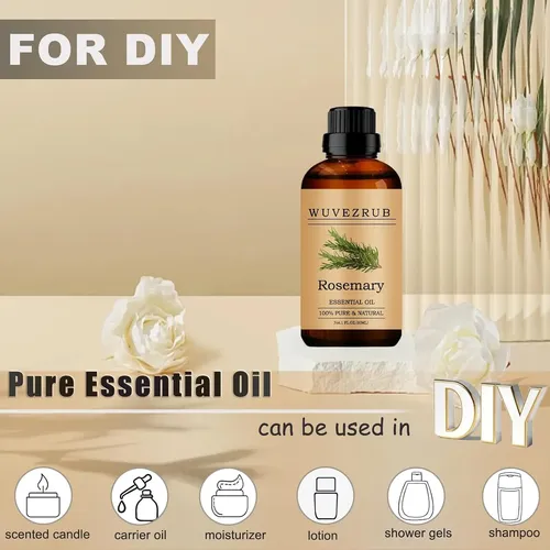Aceite De Romero 30 Ml Cabello Piel Y Barba