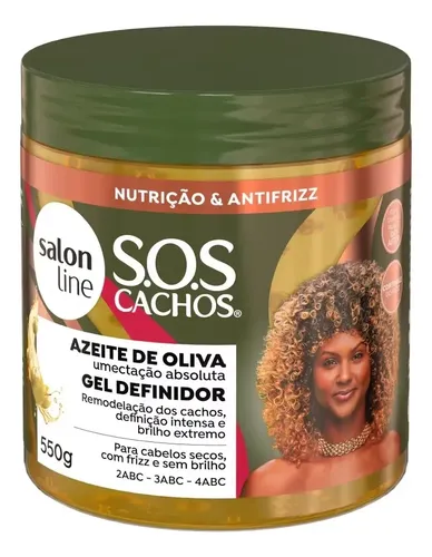 Salon Line Gel Definidor Y Day After Aceite Oliva Curly Girl