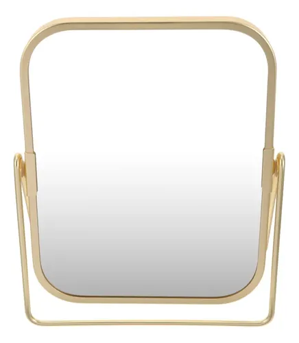Espejo Con Soporte De Metal Para Mesa De Escritorio Giratori