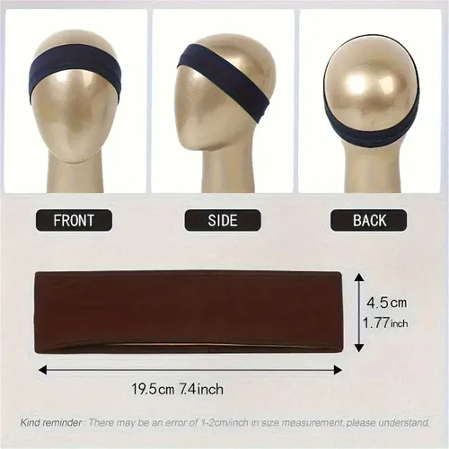 Set X6 Vinchas Anchas Para El Pelo Mujer Multicolor