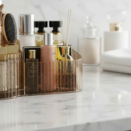 Organizador De Maquillaje Guarda Cosmeticos Para Tocador P