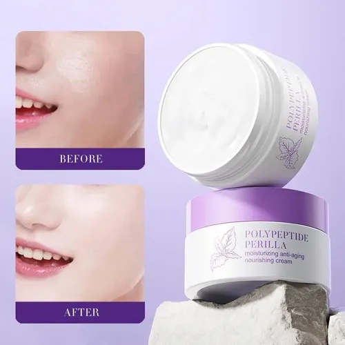 Crema Polipetido De Perilla Bioaqua Anti-arrigas 60g Momento De Aplicación Día/noche Tipo De Piel Todo Tipo