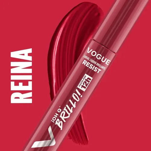 Brillo Labial Resist ¡Oh Q’ brillo! Vogue Tono Reina 3ml